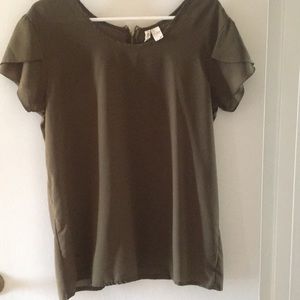 Olive green blouse